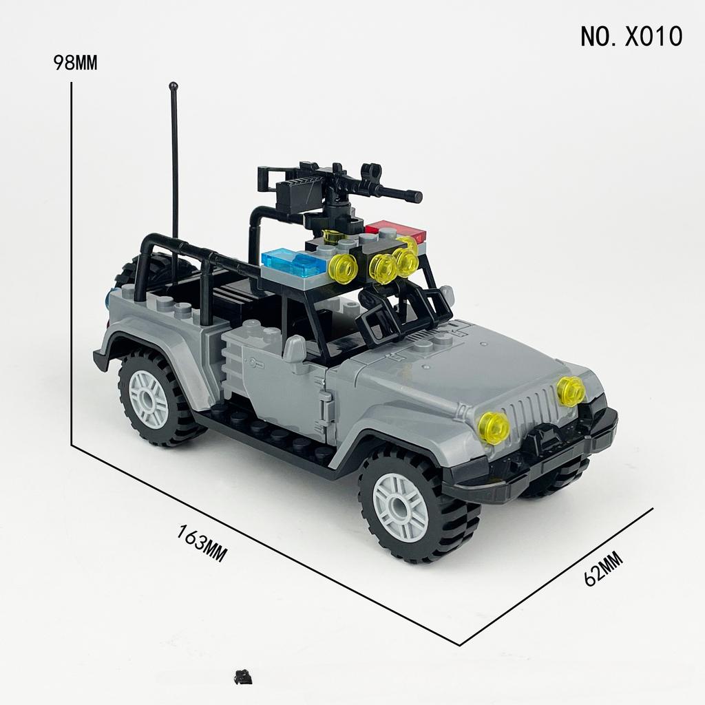 City Series Special Police Patrol Car Police Car Toy Assembly Children's Educational Building Blocks Toys