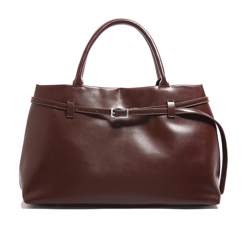 2025 Winter New Korean Version Trendy Large-capacity Hand-held Fashion Casual Tote Bag Shoulder Bag Feeling Large Bag Armpit Bag