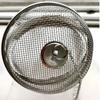 Chained Lid Spice Mesh Filter Large Capacity Loose Tea Strainer Tea Leaf Separation Basket  Kitchen