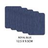 2025 Trendy 5pcs Self-Adhesive Denim Repair Patches Kit - No Sew Iron On Fabric for Jeans Jackets Bags DIY Colorful Decoration