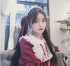 Lolita Long Sleeve Lolita Dress Cosplay Gothic Lolita Mori Girl Cute Girls Ruffles Lady Casual Wear Christmas Halloween Costume Lady Head Dress