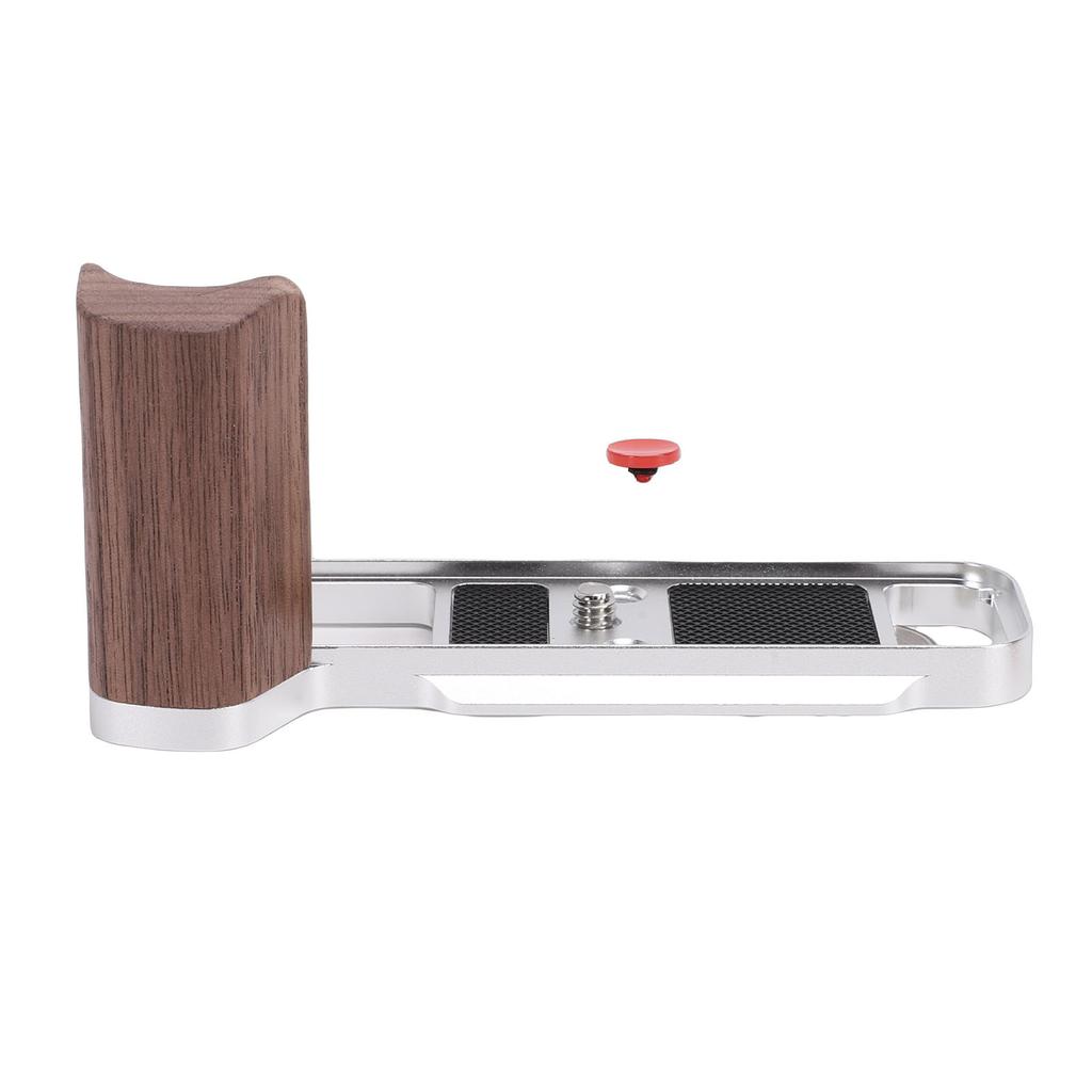 L-förmiger Griff Passend für X E5 Kamera Aluminiumlegierung Holz Kamera Handgriff mit Schnellwechselplatte Auslöser Taste