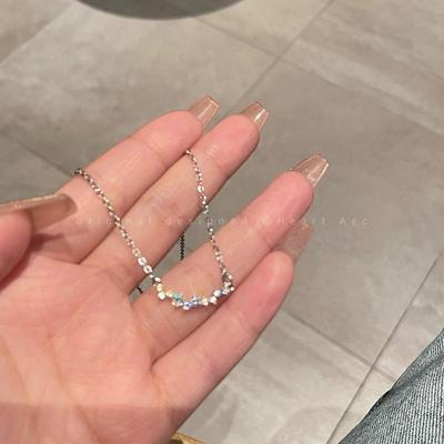 Glänzender Stern Halskette Kalte Pendler Schlüsselbein Kette Mode Vielseitiges Zubehör Weihnachtsgeschenke