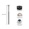 Trampoline Hold Downs Trampoline Bolts And Nuts Replacements Anti-Falling Tools 12X Stabilization Nuts For Carport Awning Poles