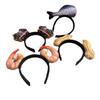 Tiara de Cabelo Kawaii Estilo Coreano com Comida Simulada Design de Frutas Fofas Confortável para Uso Prolongado Faixa de Cabeça para Mulheres Uso em Casa Spa Skincare