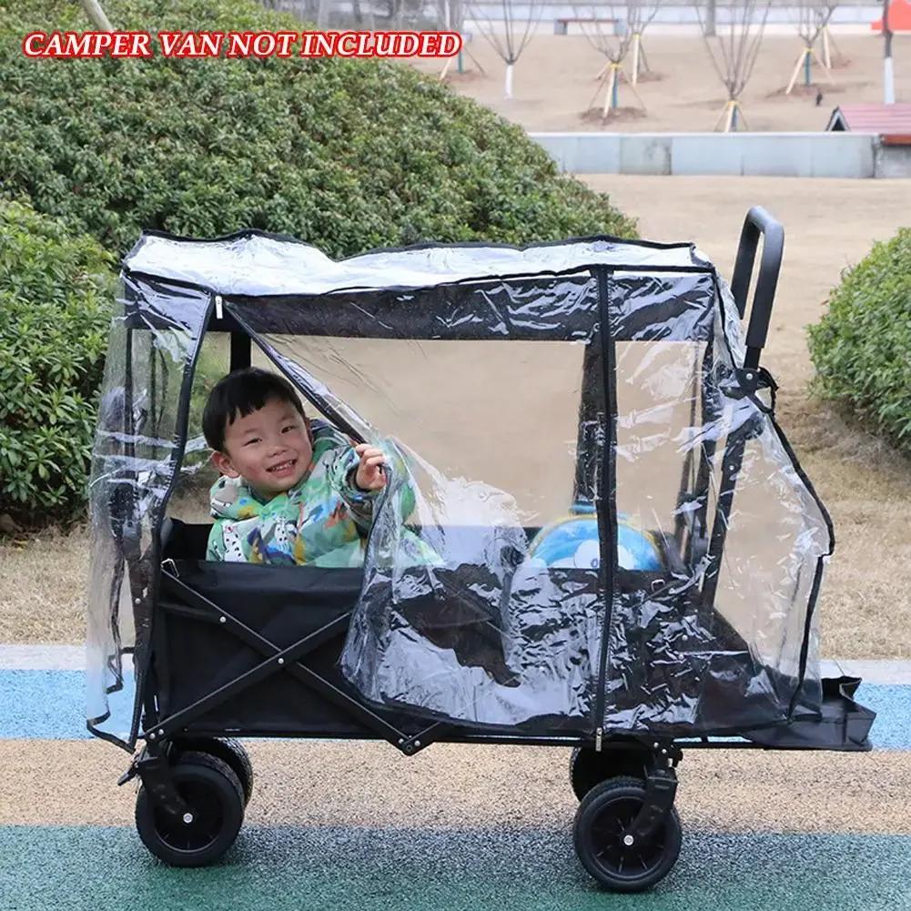 Neues Zubehör für Bollerwagen Befestigungsnetz Abdeckung Schutz Sonne Langlebig Garten Gartenwagen Lästige Insekten Polyester