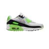 Nike Air Max 90 Leather GS Lime Blast Kids Sneakers White Photon-Dust Light-Smoke-Grey CD6864-130