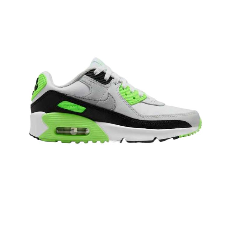 New Nike Air Max 90 Low Top Kids' Outdoor Shoes Green Kids' CD6864-130