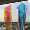 Manual Glue Dropping DIY Window Film Rainbow Color Sticker Glass Sticker Gradual Decorative Film