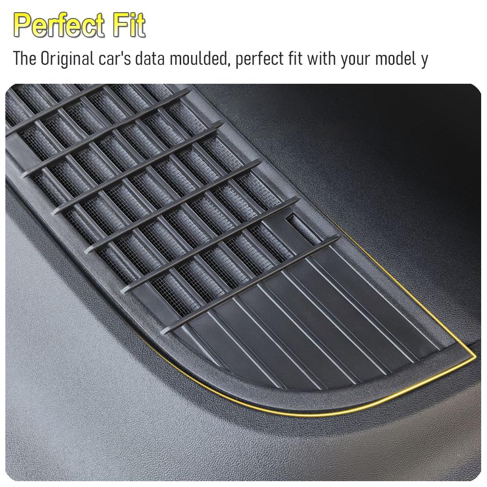 For Tesla Model Y Juniper 2025 2026 Launch Above Bumper Anti Insect Net Dust Proof Mesh Inner Vent Grille Cover Car Accessories