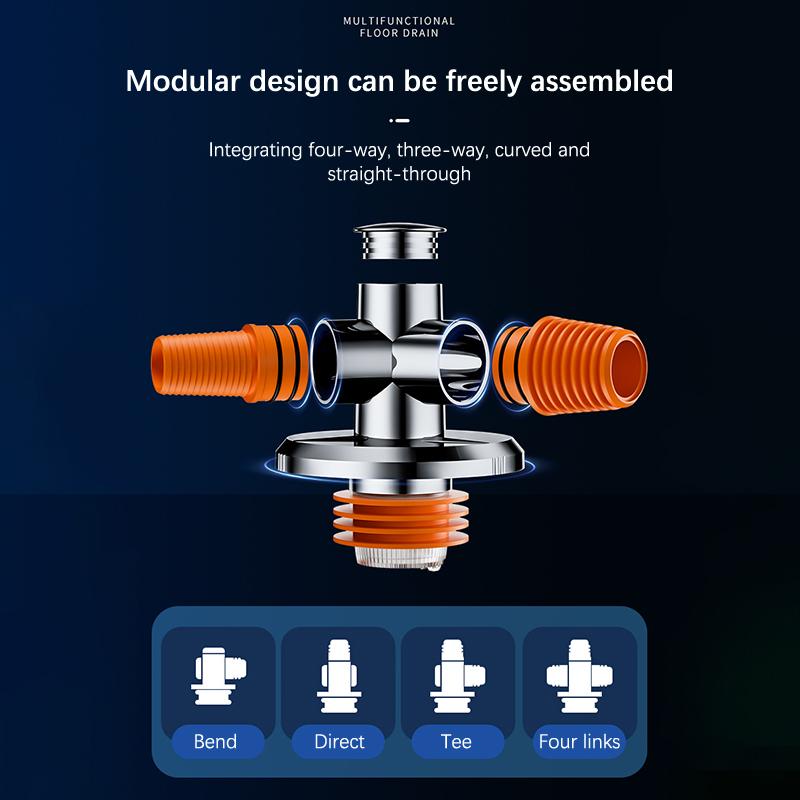 3 In 1 Floor Drain Cover,Washing Machine Floor Drain Cover,Anti-Overflow Deodorant,Garage Floor Drain Shower Drain Cover