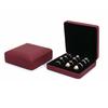 Portable Jewelry Storage Box Luxury Faux Leather Velvet Lining Solid Color Large Capacity Ear Studs Finger Ring Organizer Holder Container Case