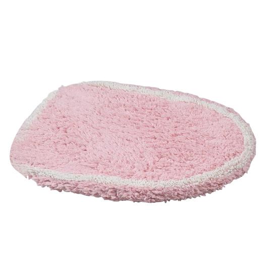Toilet Mat Safety Elastic Easy Installation Bright Color Toilet Cover Hotel Bathroom Decor Elastic Fit Toilet Accessory