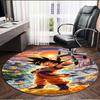 Dragon Ball Print Round Rug, Washable Floor Carpet, For Entryway Dorm Laundry Room Office Study, Home Decor Birthday Christmas Gift