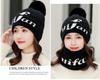 Cappelli invernali foderati in flanella Cappello lavorato a maglia con protezioni per le orecchie Sciarpa Maschera Set Berretto morbido caldo per le donne