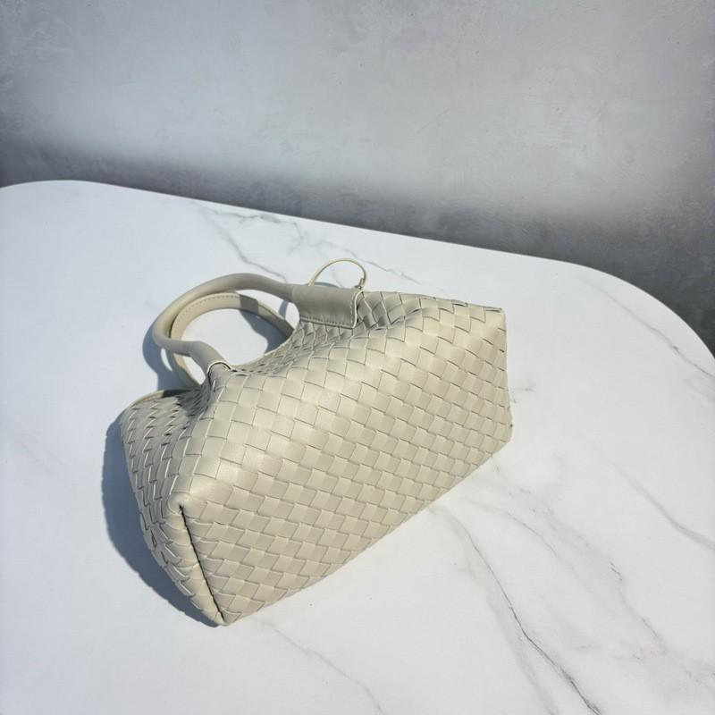 Genuine Leather Woven Tote Bag Women Large Small Size Crossbody Handheld Shoulder With Magnet