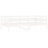 Vidaxl Daybed, White, Solid Pine Wood, 90X200 Cm