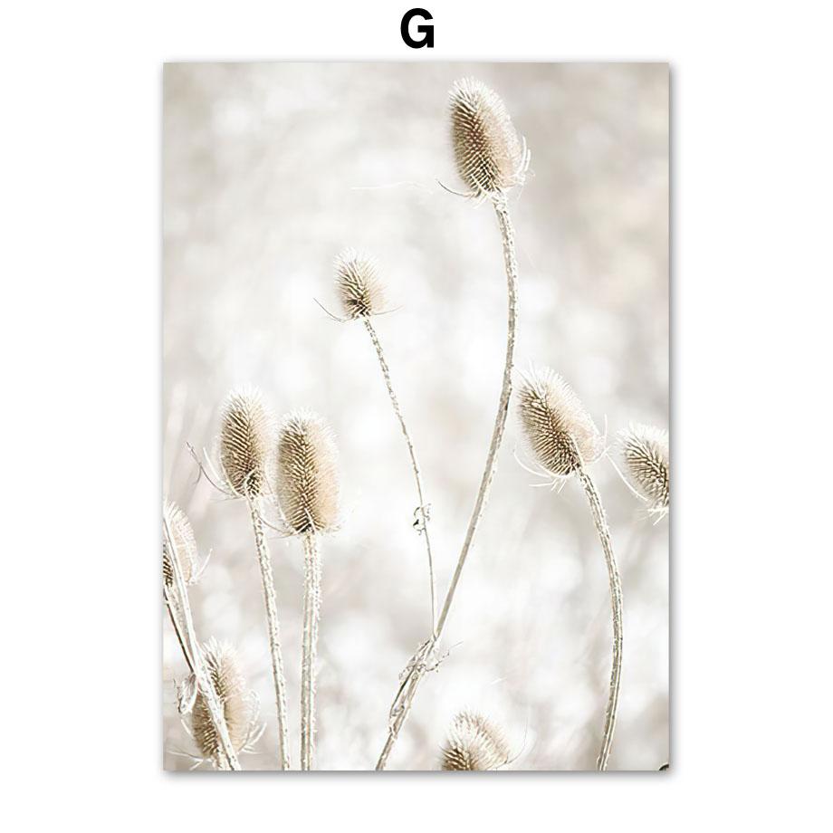 Landscape Poster Farm Grassland Cattle Road Sign Sea Wave Reed Wall Art Print Canvas Painting Wall Pictures Living Room Decor
