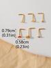 HGC 316L Surgical Steel Nose Ring Stud Jewelry Studs