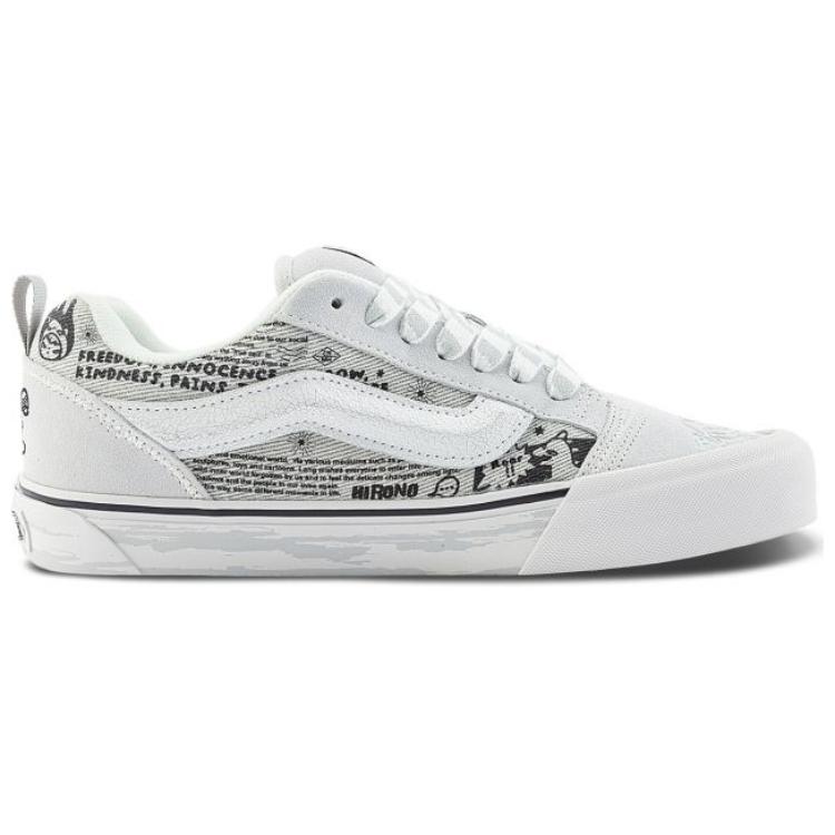 New Vans X Hirono Knu Skool 'White Black' VN000CS0BHD