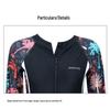 Women's Plus Size Long Sleeve Boyleg Diving & Surfing Sun Protection Suit