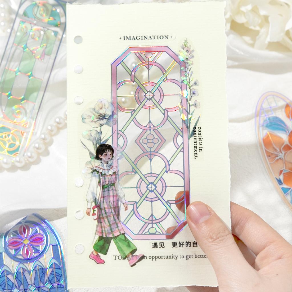 6pcs Flowing Light Carving Series Creative Classical Dream Bookmarks for Student Reading Enthusiasts Stationery Supplies