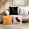 Drake O-O-Ovo O-Owls Cushion Cover Soft Short Plush Pillow Cover Smooth Cozy Texture Aesthetic Cushion Case Home Decor