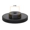 1 шт. Моторна шестерня 1M-80T/90T/100T/110 зубців SC45# Вуглецева сталь Високочастотна гартування Зубчасте колесо Розмір отвору 8/10/12 мм