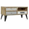DKD Home Decor-TV Cabinet DKD Home Decor Metal Mango Wood (100x40x50cm)