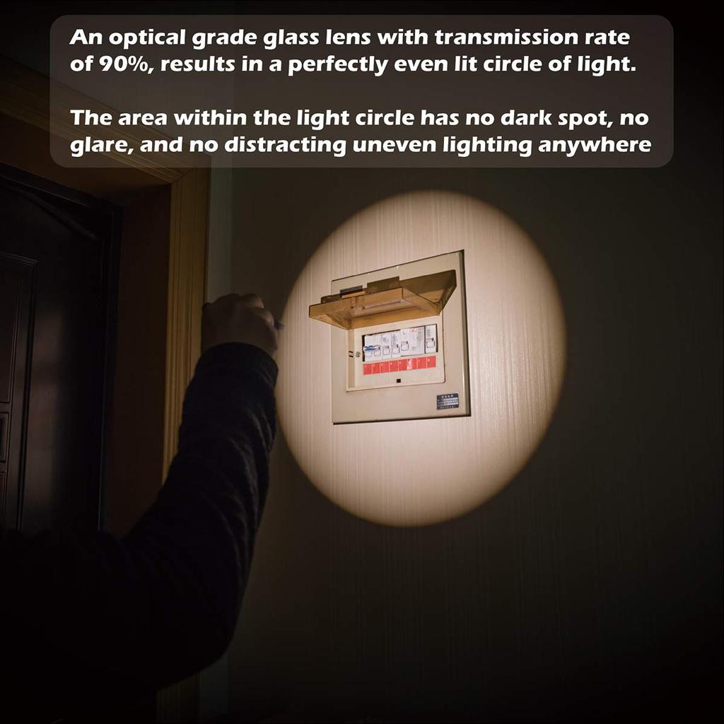 Weltool M6 LED Penlight with Uniform High Color Flashlight for and Other Powered by Two AAA Batteries Clip, Compact, Portable, Beam, 85% Rendering,