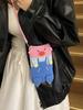 Diy Knit Bag Mini Shoulder Purse With Phone Pocket For Daily Use