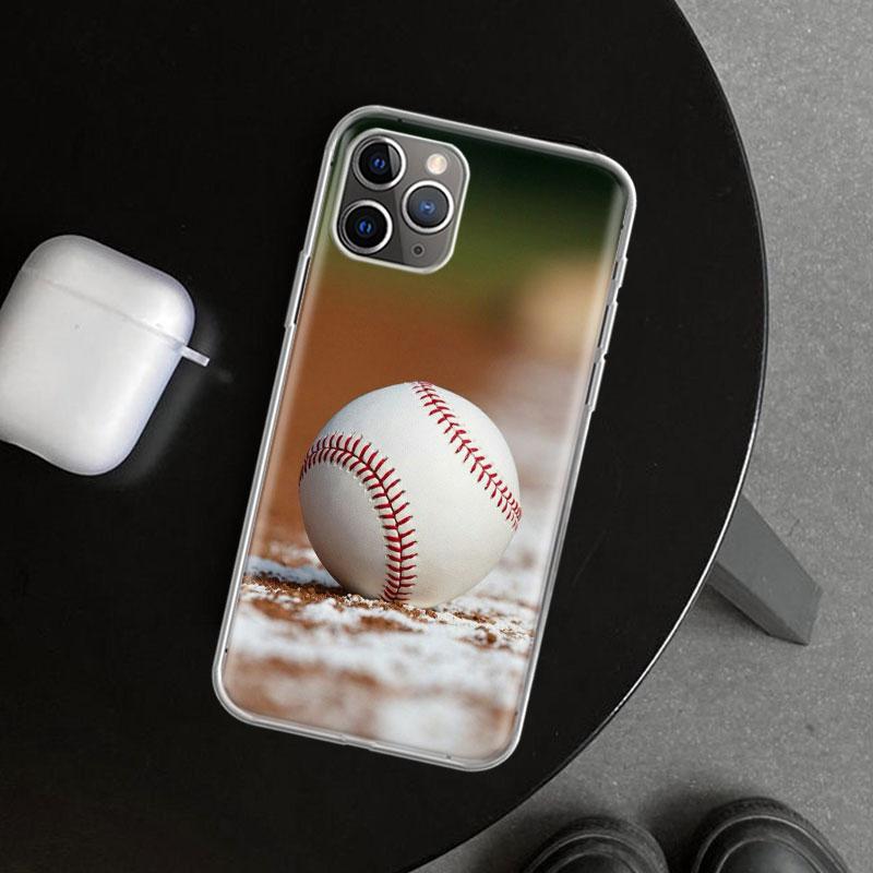 Baseball Sport Phone Case Cover for iPhone 11 12 13 Mini 14 15 Plus 16 Pro Max 17 Air 7 8 + SE Art Customized Fundas 11 12 13 Mi