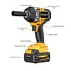 Rechargeable Electric Impact Wrench with High Torque Brushless Motor and Lithium Battery