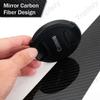 6Pcs Car Window Door Column B C Pillar Post Cover Trim For Toyota Sienta XP170 2015- Glossy Black/Carbon Fiber Sticker