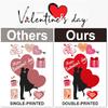 Valentines Day Decor Window clings 10 Sheet for Glass Windows Double-Sided Valentines Day Decorations Heart Window Decal