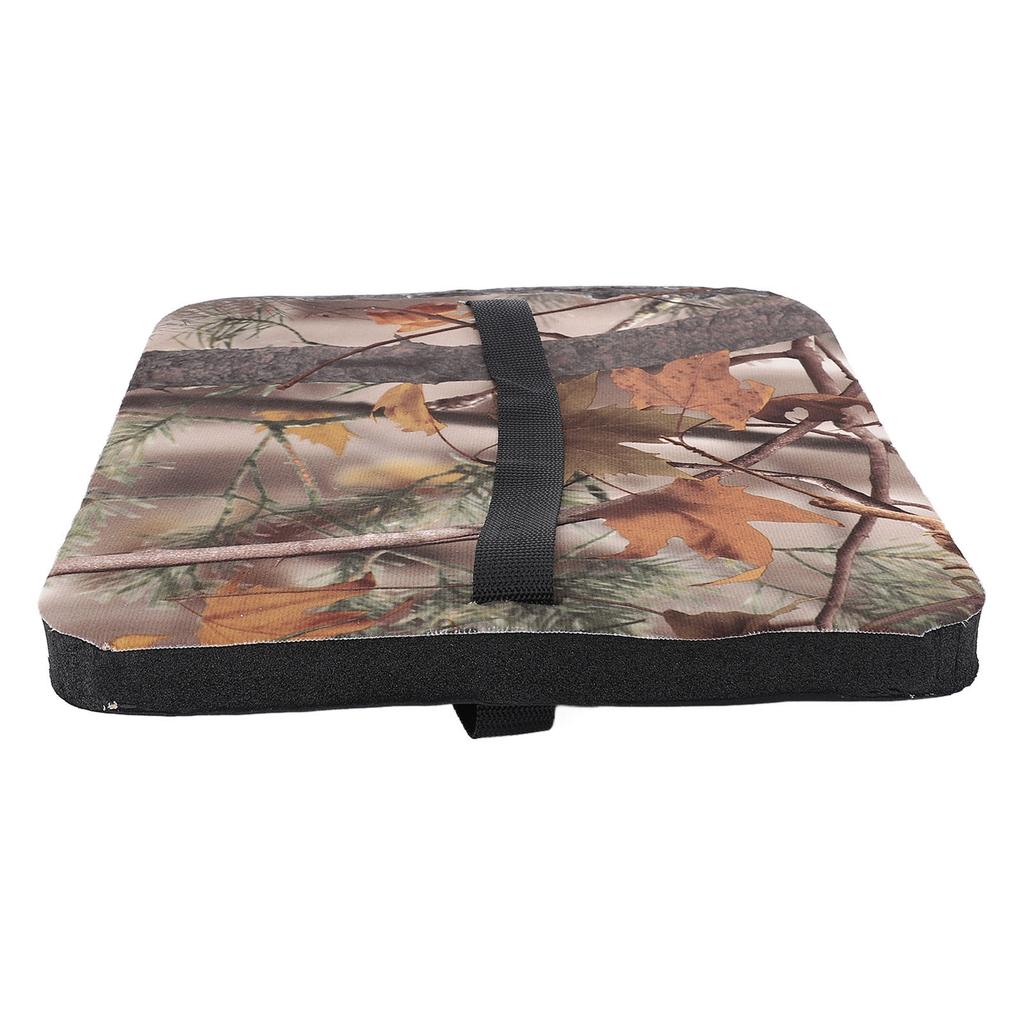 Outdoor Seat Pad Leaf Pattern Flannel EVA Comfortable Damp Proof Anti Slip Stadium Seat Cushion