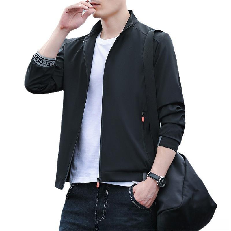 Jacket Men's Autumn New Stand-Up Collar Waterproof Jacket Fashion Jacket