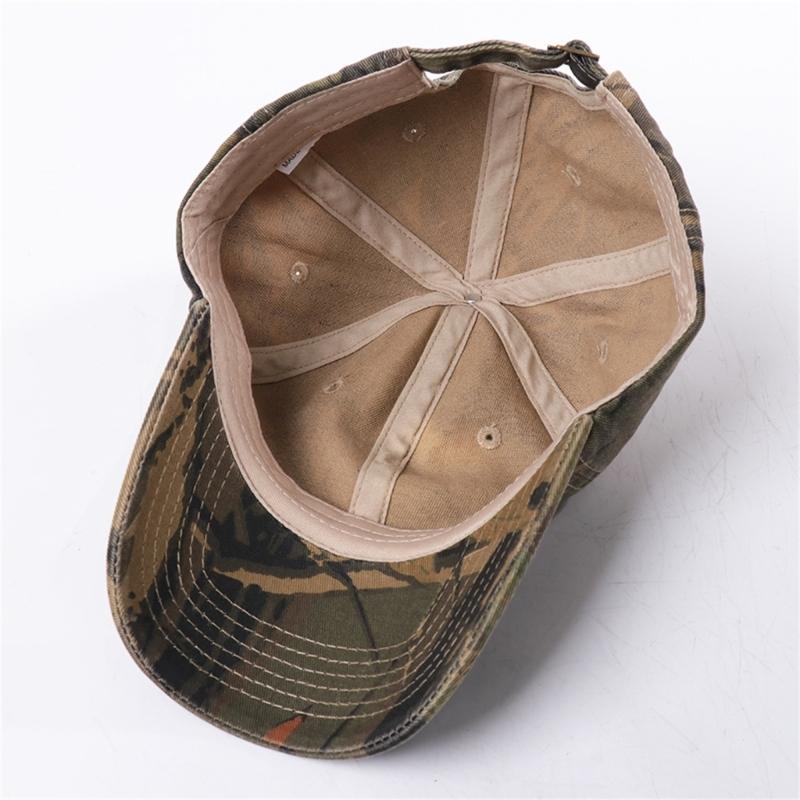 Jungle Camouflage Pattern Baseball Cap for Outdoor Activity Including Hiking Camping and Wildlife Photography Headwear
