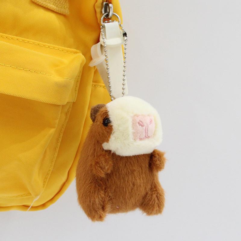 Domesticated Guinea Pig Plush Keychain Cartoon Toy For Kids And Adults