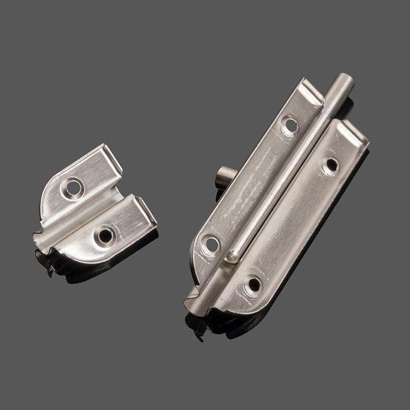 Stainless Steel Heavy Duty Door Security Lock Buckle Thickened Anti-Pry Window Latch for Childproofing Home Bedroom Window Door