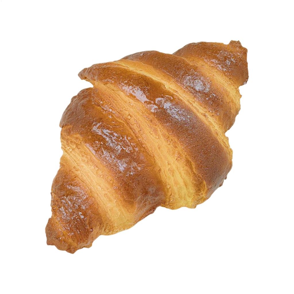 1 ud. Croissants Artificiales Fruta Pan Falso Simulación Pan Falso Realista Accesorios para Fotografía para Decoración Exhibición de Panadería
