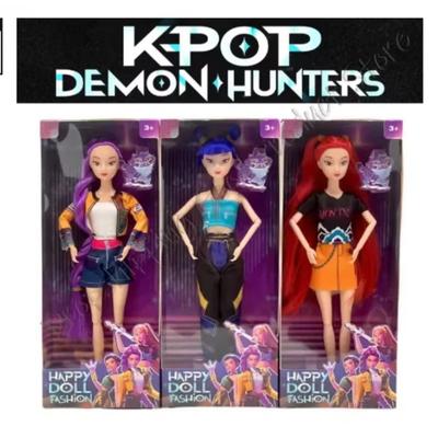 NEW Anime KPop Demon Hunters Doll Vinyl Toy Rumi Mira Zoi Character Vinyl Mask Figurine Birthday Gift Fan Club Gifts
