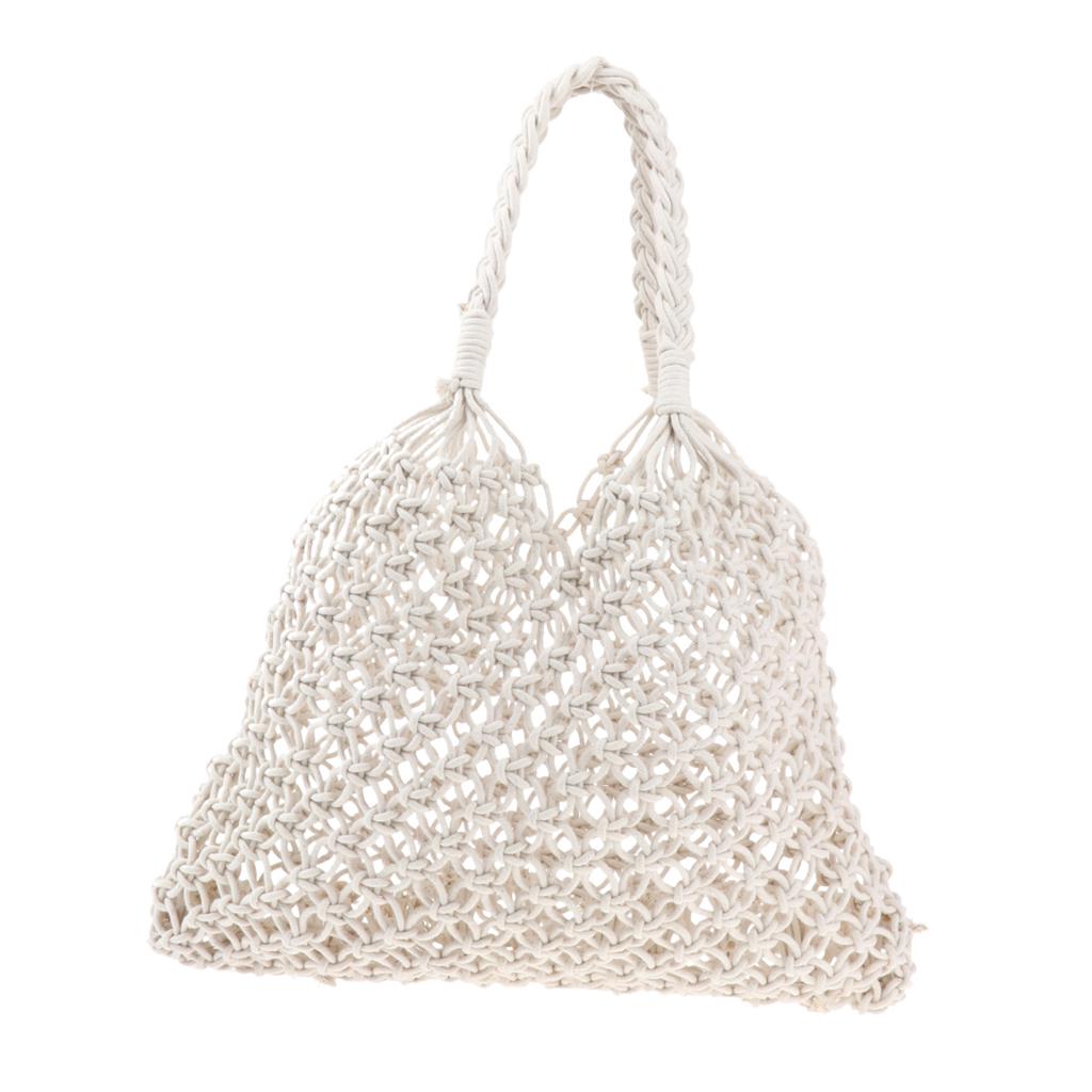 white woven handbag