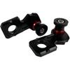 For CB650R CBR650R CB650F CBR650F Rear Wheel Axle Stand Pick Up Hook Chain Adjuster Block Rear Swingarm Spool Slider Screw (Red)