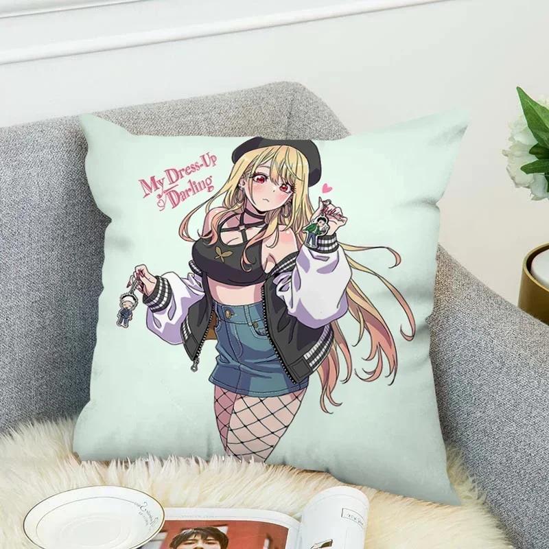 

Наволочки 40*40 Декор Марин Китагава Наволочки Декоративные Чехлы для подушек Наволочка 45*45 Чехол для подушек для комнаты 30x30cm