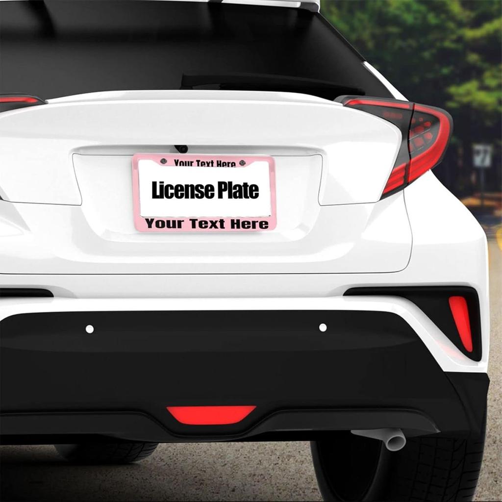 License Plate Frame Personalized License Plate Frame for Cars License Plate Frames Customized Design License Plate Holder Customize Funny Car