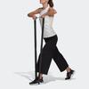 Adidas Solid Color Straight Leg Training Pants Women Bottoms Black HE2994