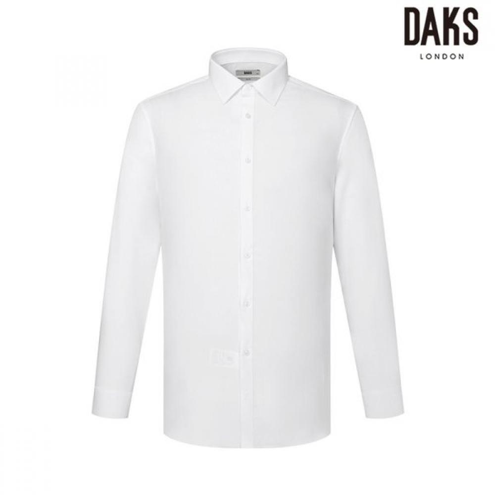 

DakS Men S Slim Fit dreSS Shirt polyeSter Blend dmp1Shdl303a1 white/95