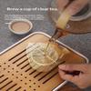 1Pcs Stainless Steel Bodhi Leaf Shape Tea Infuser Hollow Out Kung Fu Tea Strainer Drinkware