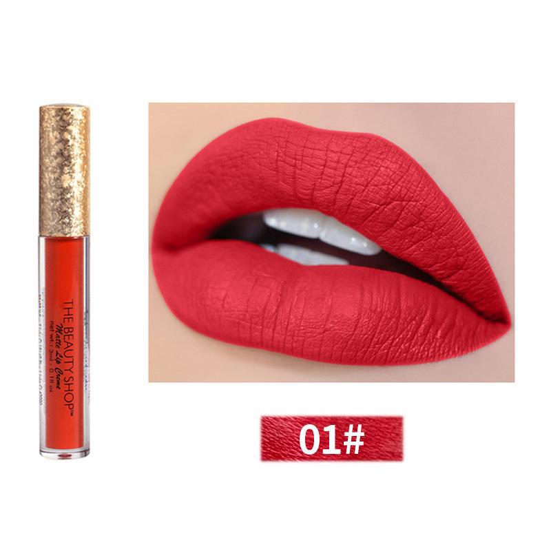 Velvet Matte Lip Glaze: Easy Color, Moisturizing, and Vibrant Lipstick